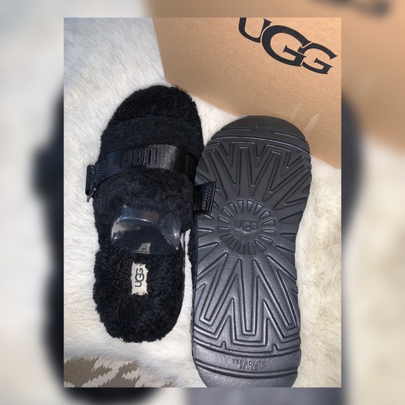 FIRM PRICE‼️UGG Fluffita Sheepskin Slide Sandals - Picture 5 of 5